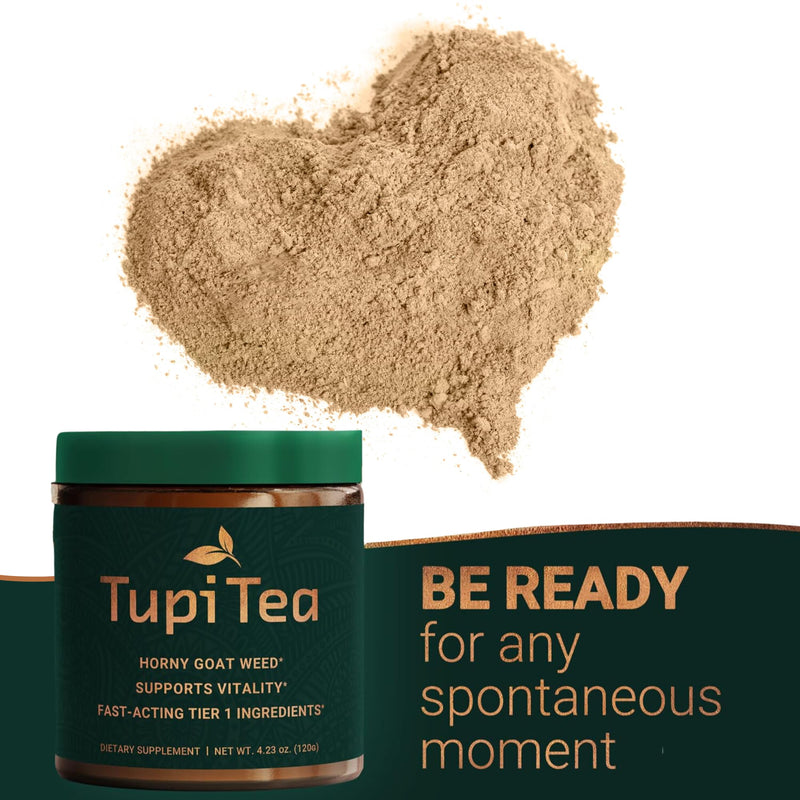 [Australia] - Horny Goat Weed Powder, Supplement w/Maca Root, Tribulus Terrestris Extract, Muira Puama to Boost Energy, Wellness & Nitric Oxide Prime Support for Men & Women. Limited Day of The Month Deal 
