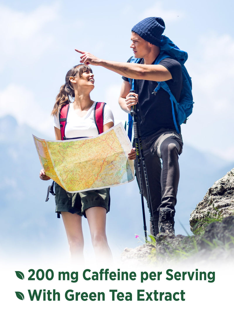 [Australia] - Caffeine Pills | 220mg | 120 Count | with Green Tea Extract | Vegetarian, Non-GMO & Gluten Free Supplement | by Nature's Truth 