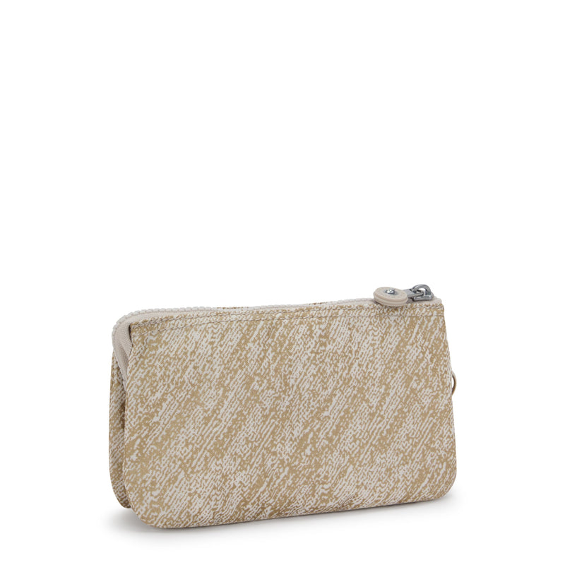 Kipling womens Creativity L Prt2 Cosmetic Bag 8.5''L x 5.25''H x 1.5''D Brush of Gold