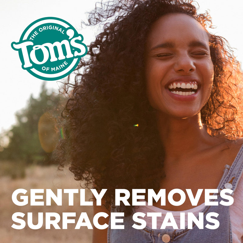 [Australia] - Tom’s of Maine Natural Activated Charcoal Toothpaste with Fluoride, Peppermint, 3 Pack, 4.0 Oz 