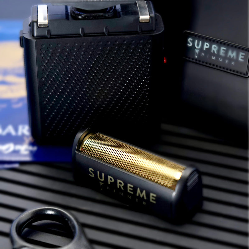 [Australia] - Supreme Trimmer Replacement Foil & Cutter SB11 | Hypoallergenic Foil for STF101 Solo Black 