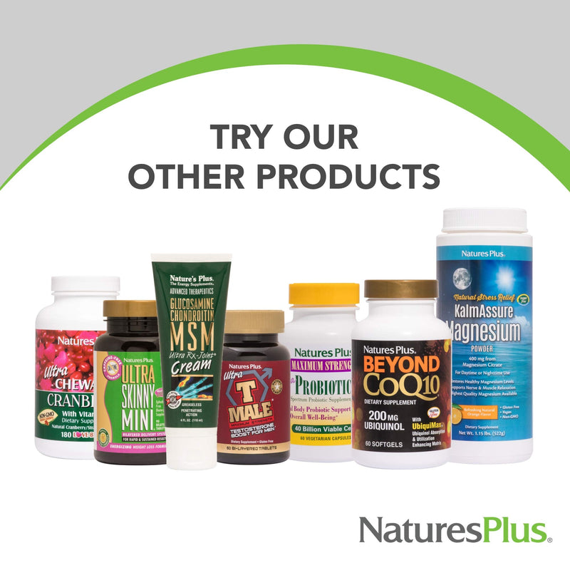 [Australia] - Natures Plus Herbal Actives St John's Wort, Extended Release - 450 mg, 60 Vegan Tablets - Vegetarian, Gluten-Free - 60 Servings 1 