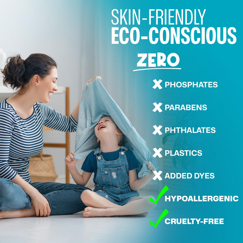 [Australia] - Eco Friendly Laundry Detergent Sheets (100 sheets 200 loads) - Plant based Free and Clear Strips for HE machine, travel, home clothes washing (Fresh Linen) 100 pack - Fresh Linen Scent 