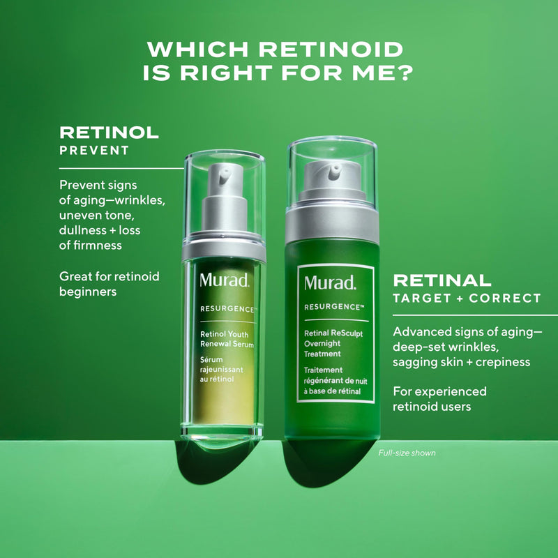 Murad Retinal ReSculpt Overnight Treatment - Encapsulated Retinal | Anti-aging face serum with Encapsulated Retinal delivers potent Vitamin A deeper into skin to visibly firm and lift 0.5 Fl Oz (Pack of 1)