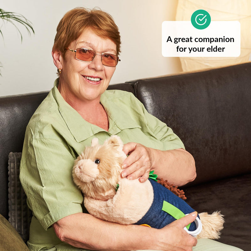 [Australia] - Fidget muff and haptic dementia blanket for adults and seniors with Alzheimer's | Twiddle Muff Toy and Blanket for Patients with Dementia | Nestel pillow and nestel blanket as an activity for people with dementia 