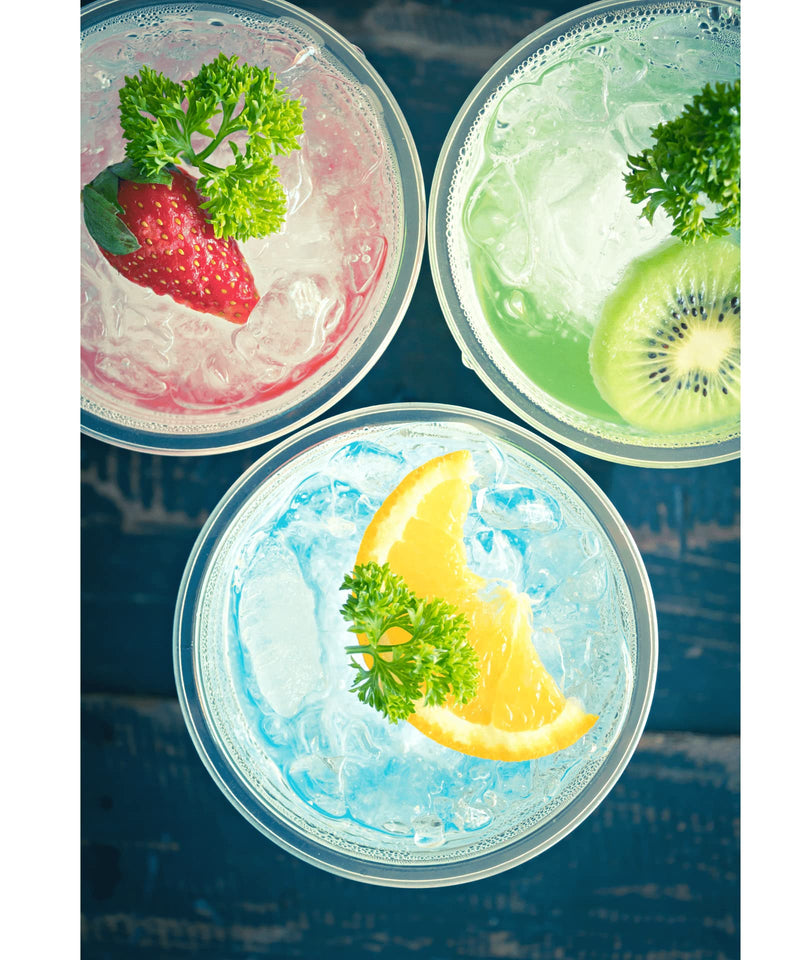 [Australia] - Aatriet 9 oz Clear Plastic Drinking Cups, 50 Pack Classic Clear Disposable Wine Cups for Wedding & Party, Elegant Cocktail Cups, Plastic Tumblers for Iced Coffee, Cold Beverage Plastic Cups-9 oz (No Lids) 