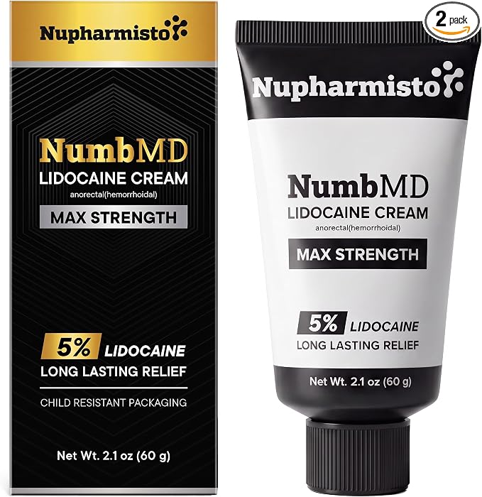 6 Hours Maximum Strength Numbing Cream Tattoo (2oz/ 60ml), Painless Tattoo Numbing Cream, Numbing Cream for Tattoos Extra Strength with 5x Numbing, Emu Oil and Arnica. 2oz/ 60ml