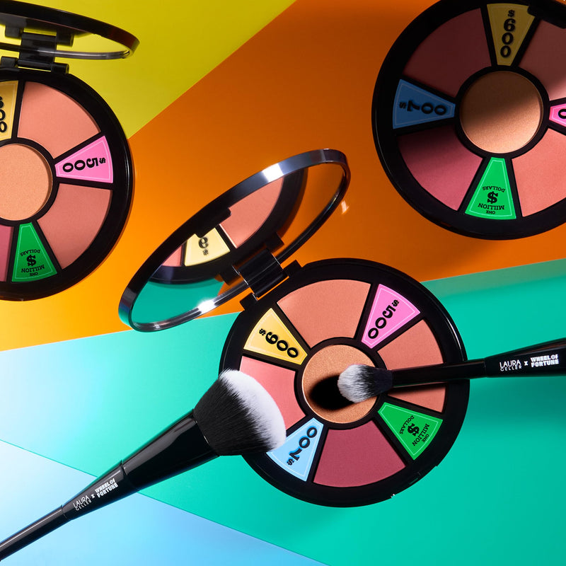 [Australia] - LAURA GELLER NEW YORK Wheel for Fortune Million Bucks Spackle Makeup Primer and Face the Day Blush Palette Kit 