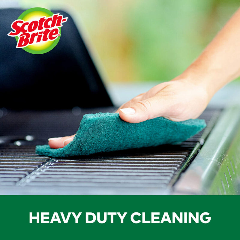 [Australia] - Scotch-Brite Heavy Duty Scour Pads, Great For The Kitchen, Garage and Outdoors, 8 Pads Standard 