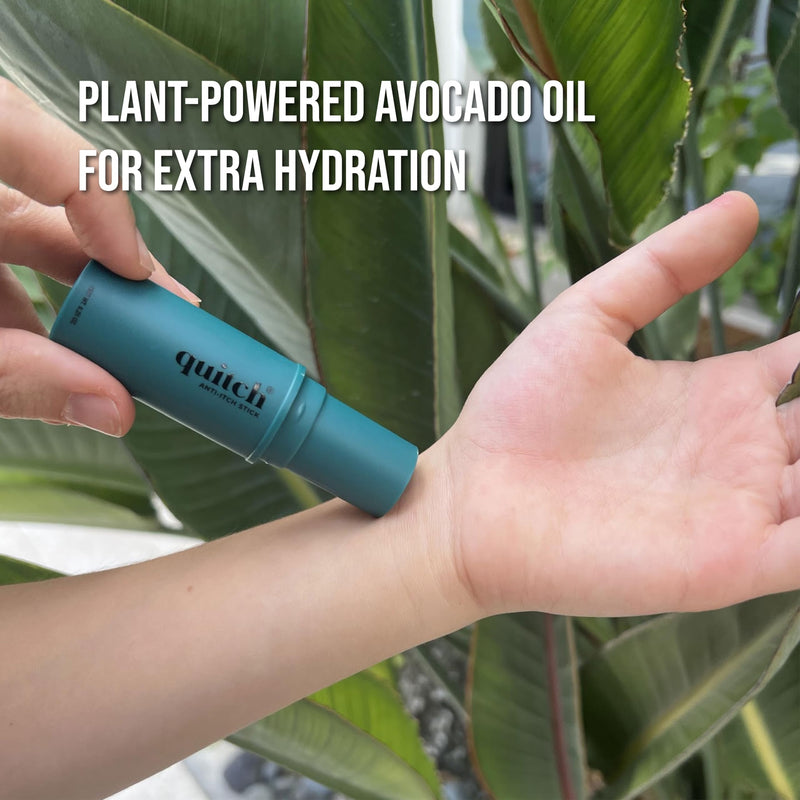 [Australia] - quitch Hydrocortisone Healing Balm, Eczema Cream for Kids Stick, Psoriasis Relief Treatment, Anti Itch Maximum Strength, Healing Ointment, Rash, Dry Skin Treatment for Skin, Avocado Oil Squalane 