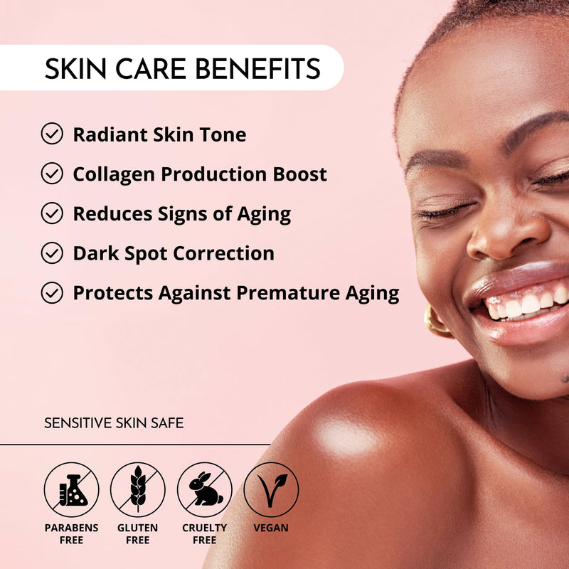 MAELOVE Glow Maker Vitamin C Serum with Vitamin E & Ferulic Acid, 1 fl oz | Gold standard formula of Vitamin C E, Ferulic Acid & Hyaluronic Acid, Award-Winning Brightening and Hydrating Facial Serum 1 Fl Oz (Pack of 1)