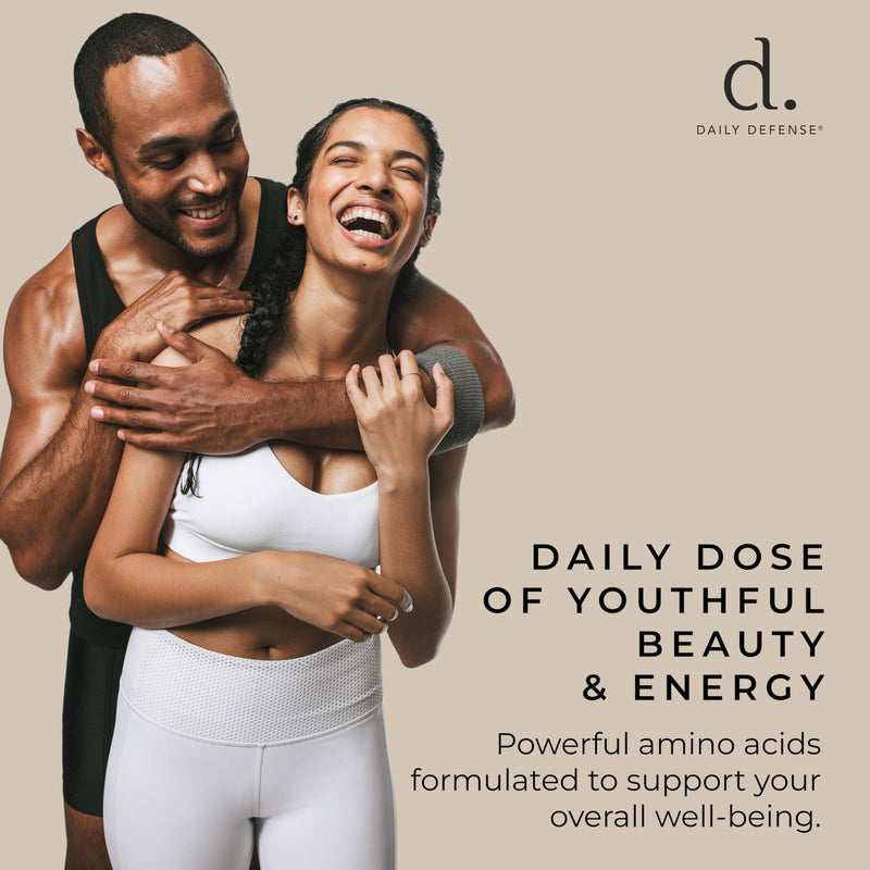 Age Rescue Anti Aging Amino Acids Supplement - HGH Supplements for Men & Women with Colostrum and Amino Acids to Improve Immunity, Energy, Focus & Youthful Skin Tone for Overall Wellness-60 Capsules