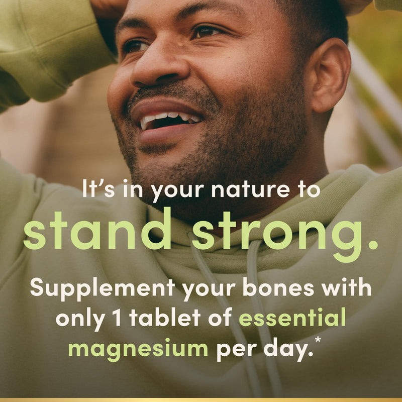 Nature's Bounty Magnesium Supplements 500mg Tablets, 200 Count 200 Count (Pack of 2)