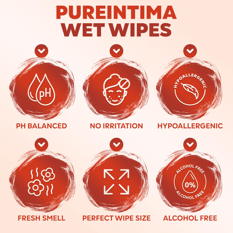 [Australia] - Feminine Wipes Individually Wrapped 40 Pack - Flushable Wipes Travel Essentials For Women - Feminine Care Wet Wipes Travel Size Toiletries - Wipes For Adults - Purse Essentials - Toallitas 