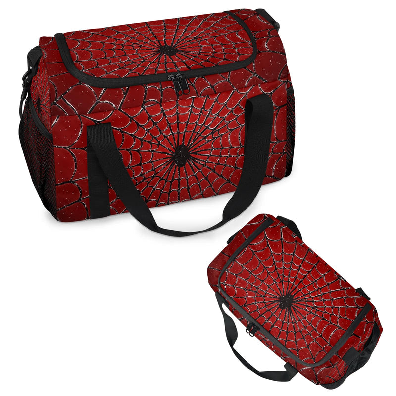 39L Duffle Bag for Travel Carry on Bag for Men Women Foldable Sport Gym Tote Bag Waterproof Overnight Weekender Bag with Side Pocket Web color 5