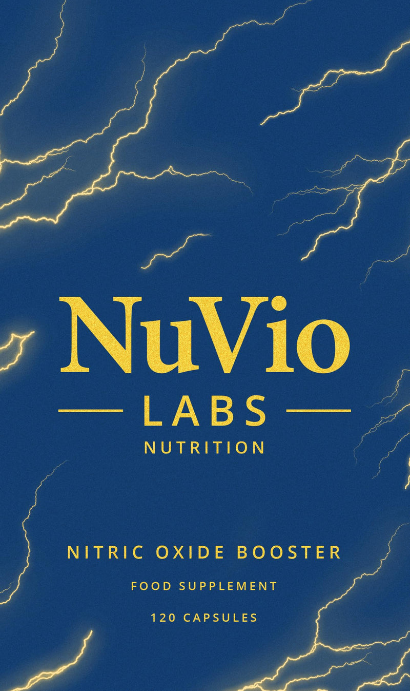 Nitric Oxide Supplement for Men - High Strength 3140mg Science Backed L-Arginine/L-Citrulline - Nitric Oxide Booster for Support of Blood Flow, Male Health, Energy & Gym Pump | Nuvio Labs Nutrition