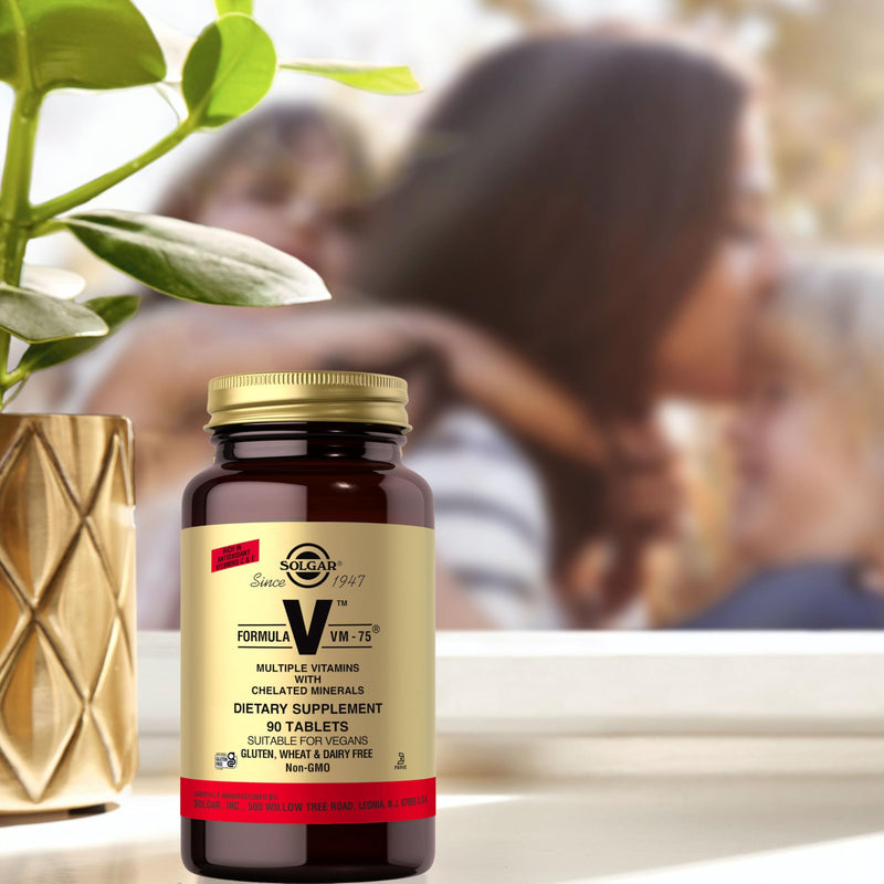 Solgar Formula VM-75, 90 Tablets - Vitamin A, B6, B12, C, D, E, Vegan | Multivitamin with Chelated Minerals - Biotin, Magnesium, Calcium, Iron, Zinc, Gluten Free, Dairy Free, Kosher - 90 Servings 90 Count (Pack of 1)