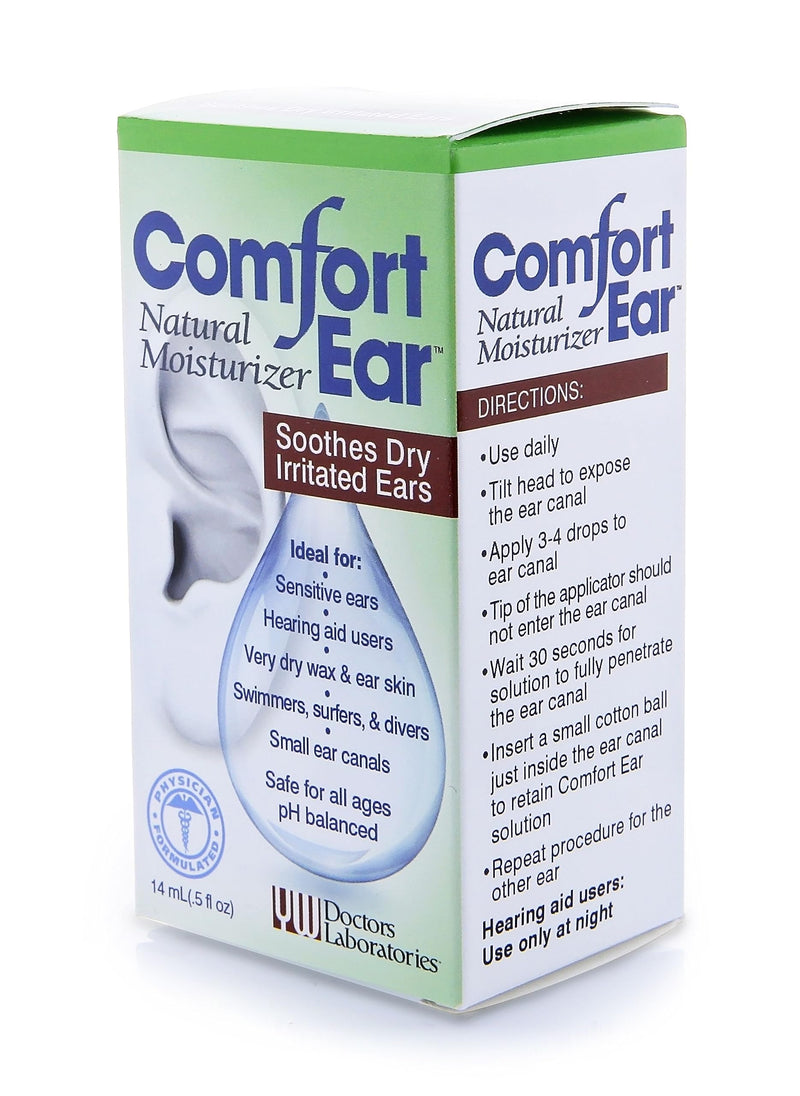 [Australia] - Westone Comfort Ear Natural Ear Drops for Itchy Ears, Ear Ache Drops Adults & Kids | Earwax Aid for Dry Ears | Personal Comfort for Hearing Aid, Swimmers, and Ear Itch Relief for Humans | Pack of 2 2 Pack 