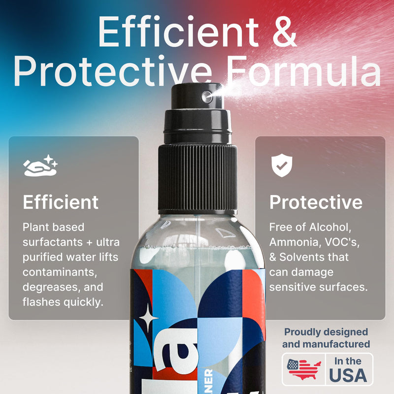 [Australia] - Koala Eyeglass Lens Cleaner Spray Kit | (2x) Glasses Cleaner Bottle + (2x) Microfiber Cloth | Alcohol Free Eyeglasses, Screen, and Camera Cleaning Kit | Made in USA (4 Piece Set) Black / Green 4 Piece Set 