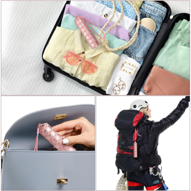 7 Day Metal Travel Pill Organizer - Waterproof Vitamin Case Pill Box | Daily Pill Container 7 Compartments, Weekly Pill Containers for Medicine Supplements Fish Oil M