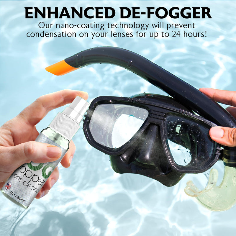 [Australia] - Purity Fog Stopper and Lens Cleaner Spray - Anti Fog Spray for Glasses & Non-AR Coated Lenses - Fog Blocker and Anti-Static Lens Cleaning Spray for Glasses, Eyewear, Goggles and Masks - 2oz 