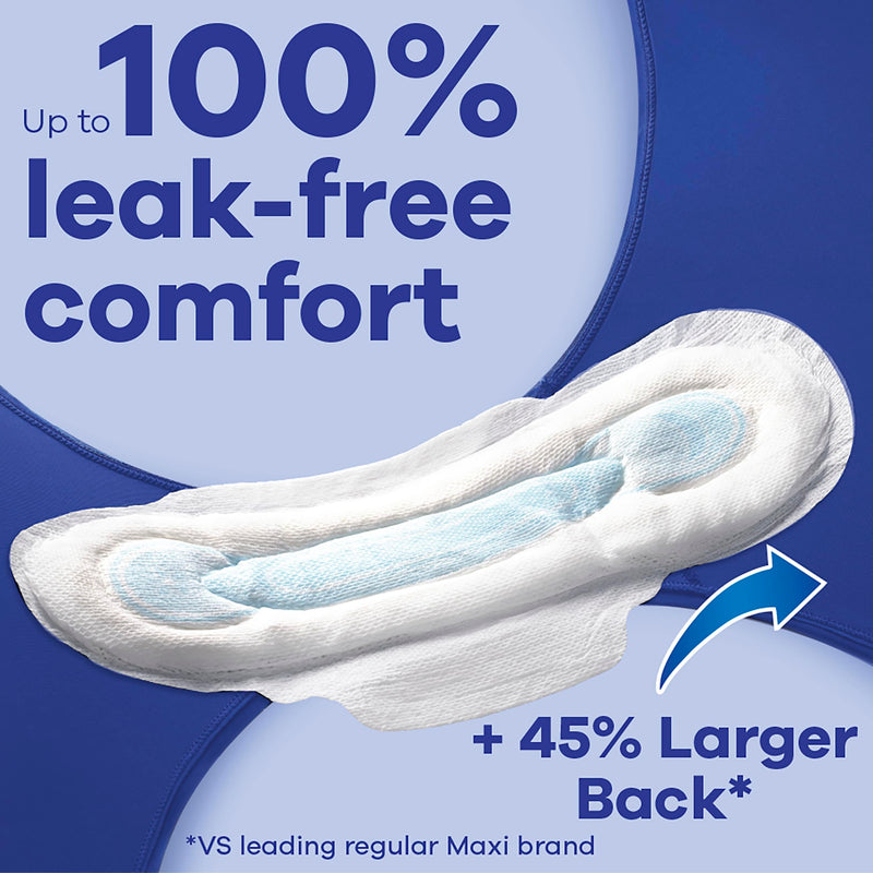 [Australia] - Always Maxi Pads Size 4 Overnight Absorbency Unscented with Wings, 33 Count Overnight (Size 4) 