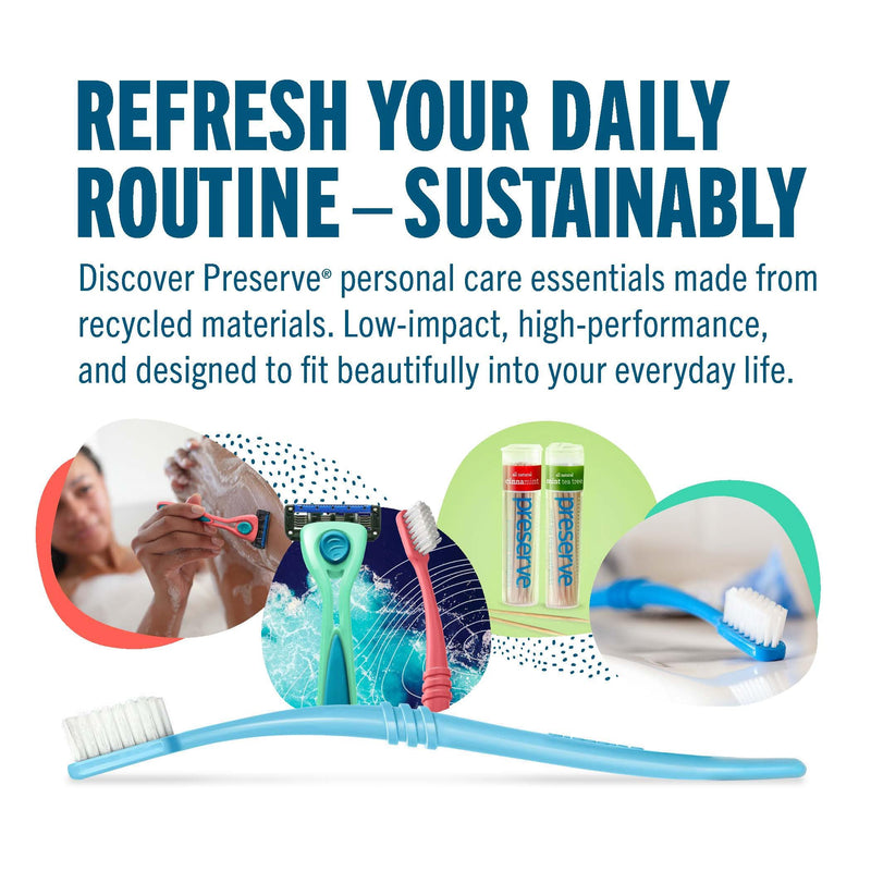 [Australia] - Preserve POPi Shave 5 Razor System Made with Recycled Ocean Plastic and 5-blade cartridge, Coral Pink, 1 Count Recycled Ocean Plastic: Coral Pink 