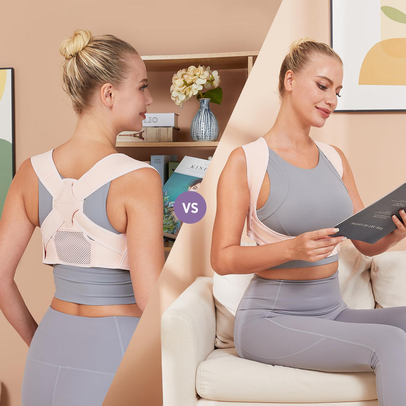 [Australia] - Posture Corrector for Women - Upper Back Brace Adjustable & Breathable for Posture Correction: Neck Shoulder & Upper Back Pain Relief (Small) Small 