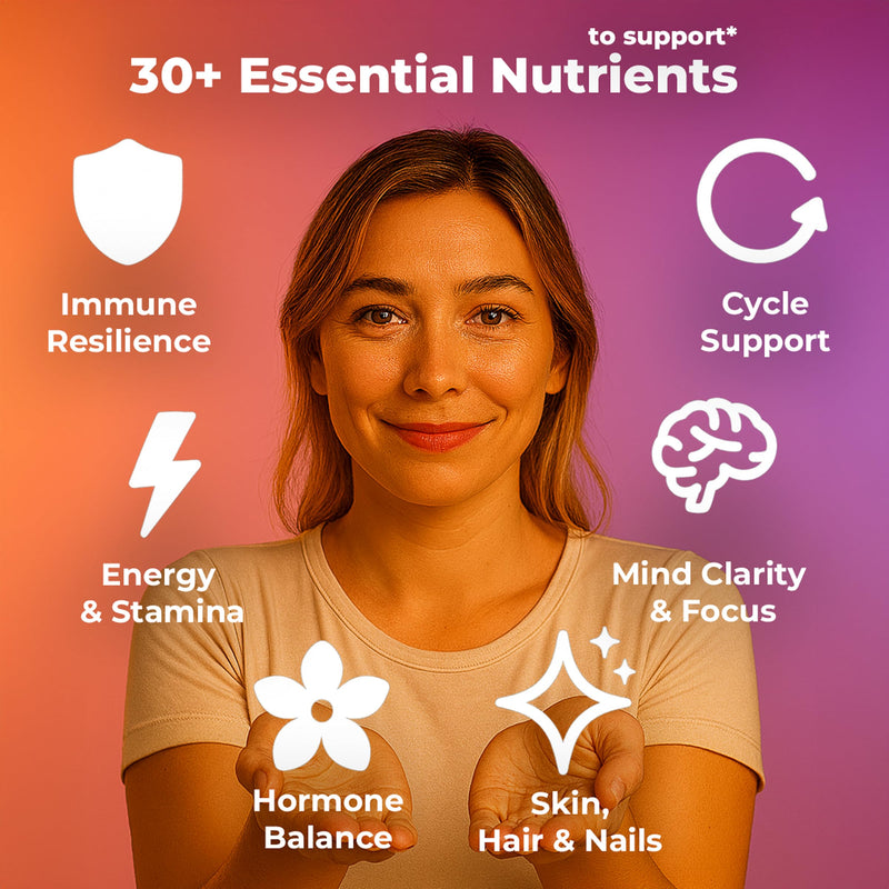 [Australia] - Beef Organ Supplement for Women ‚Äì Liver, Uterus, Ovary, Heart, Kidney ‚Äì 30+ Nutrients to Support Hormone Balance, Cycle Health, Energy, Immunity, Skin & Hair ‚Äì 100% Grass Fed & 3rd Party Tested, 120ct 