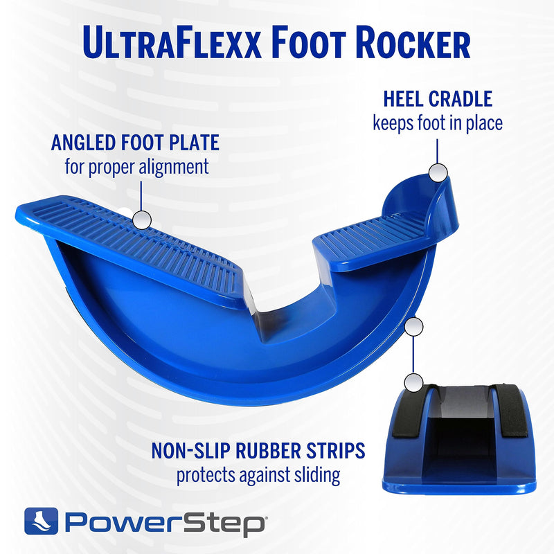 [Australia] - PowerStep UltraFlexx Foot Rocker, Foot and Calf Stretching, Pain Relief for Plantar Fasciitis, Achilles Tendonitis, Shin Splints, Increased Flexibility & Strength Factory POWERSTEP ULTRAFLEXX FOOT ROCKER, UN 