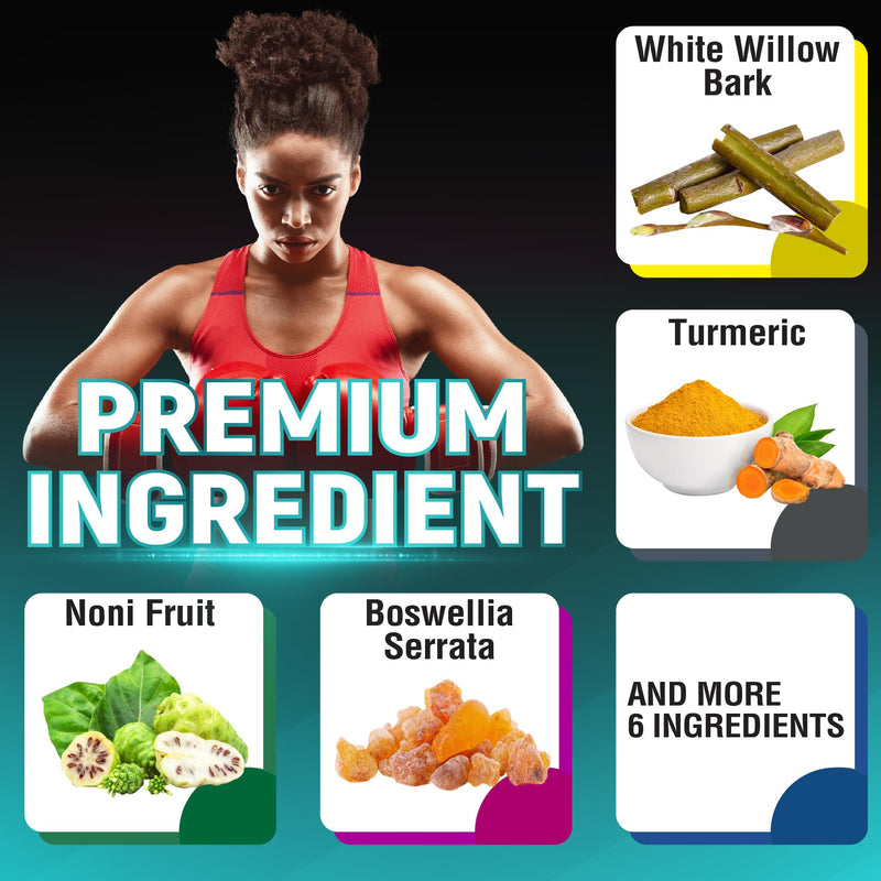 [Australia] - Noni Extract Capsules with Noni, Boswellia, White Willow Bark and More - 150 Capsules for 5 Months Supply 