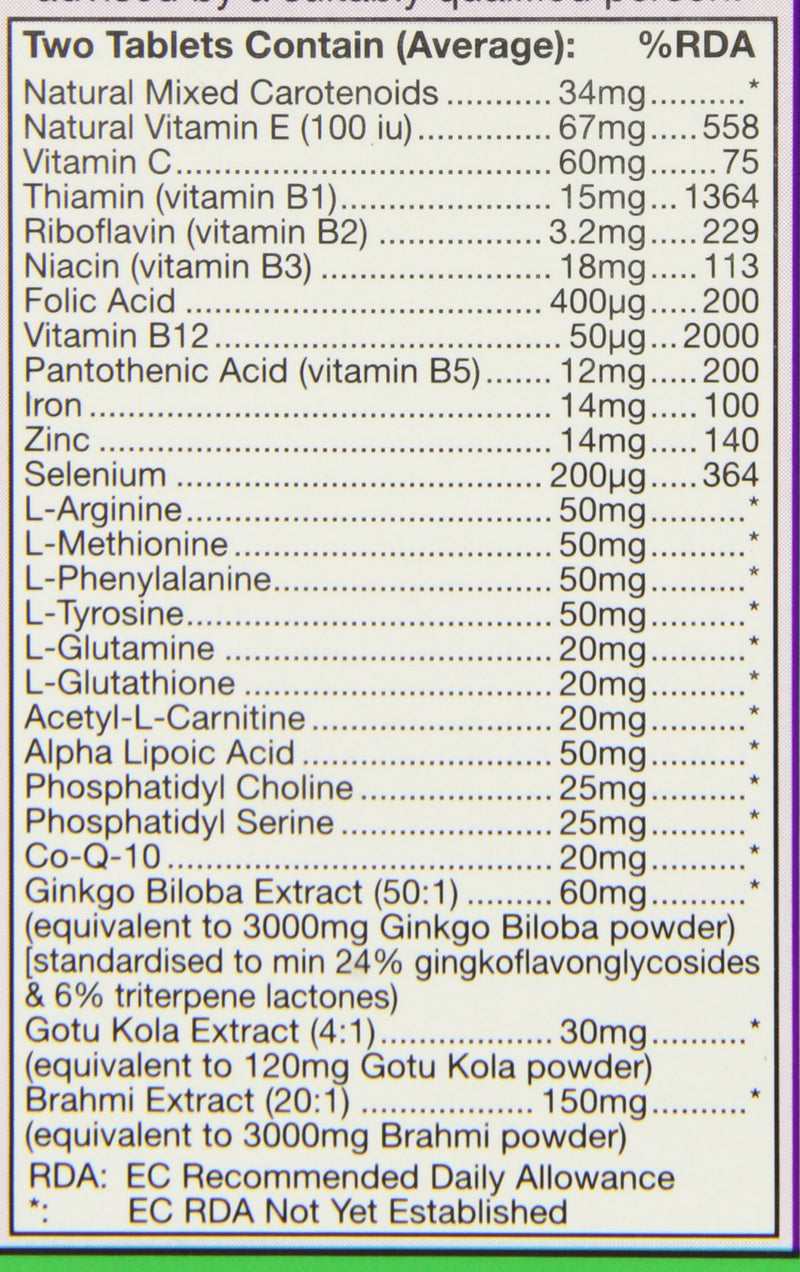 HealthAid BrainVit - 60 Tablets