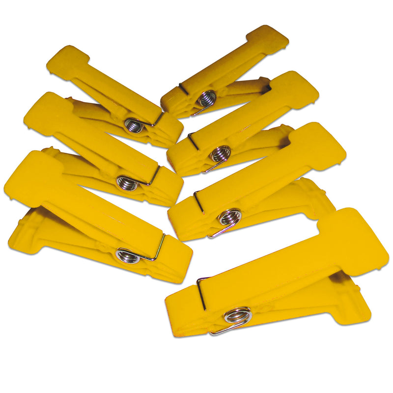 Rehabilitation Advantage Resistive Pinch Pin Hand Exercisers (Set of 7), Yellow 0.35 Pound