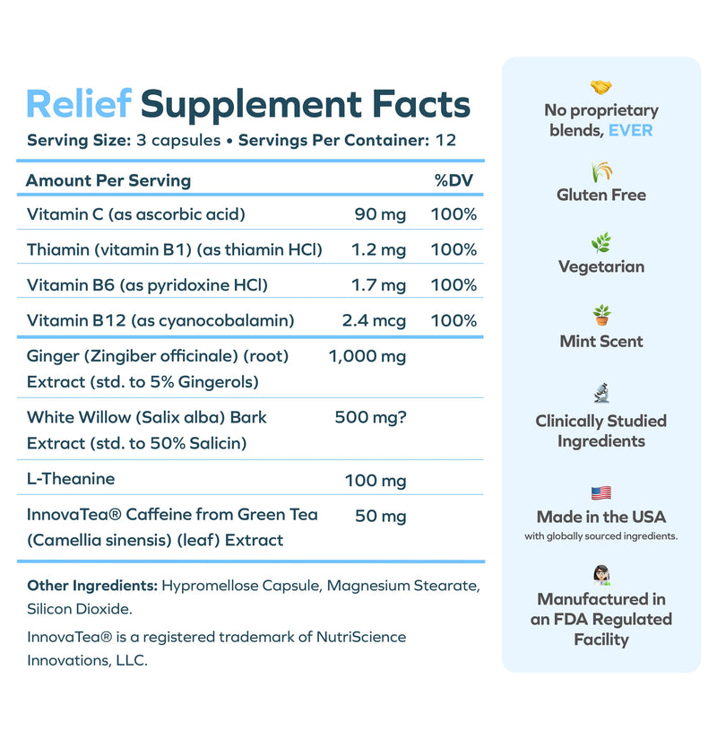 [Australia] - Cheers R&R Combo | Restore + Relief | Feel Better After Drinking & Support Your Liver | DHM, L-Cysteine, Milk Thistle, Ginger, White Willow Bark, Caffeine, L-Theanine | 12 Doses Each | Supplements 1 