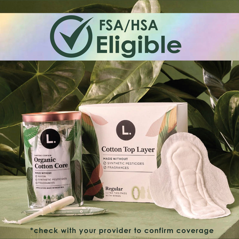 [Australia] - L. Ultra Thin Liners for Women, Regular Coverage, Organic Cotton Top Layer, Unscented Pantiliners, 100 Count 