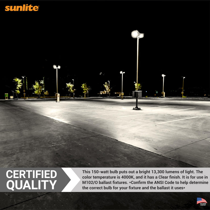 [Australia] - Sunlite M102/O Protected Metal Halide Lamp 150W Clear 150 Watts 