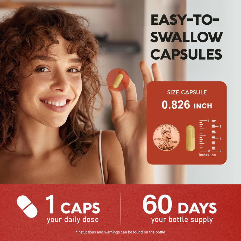 [Australia] - Berberine with Ceylon Cinnamon 10000 mg with Apple Cider Vinegar | Hawthorn Berry | Citrus Bergamot | Bitter Melon - 15-in-1 Supplement for Heart Support, Metabolism & Energy - Vegan, 60 Capsules 