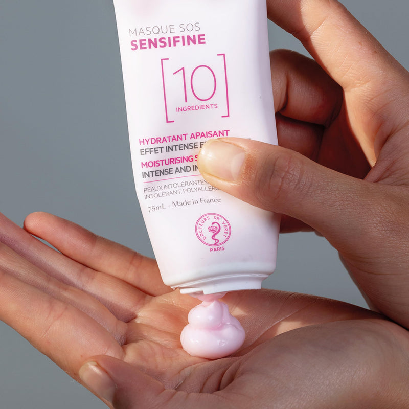 SVR [Sensifine] SOS Mask with Panthenol & Vitamin B12, 2.5 fl oz | Hydrating & Soothing Cream Mask – Dry, Dehydrated & Sensitive Skin – Face & Neck – Fragrance-Free