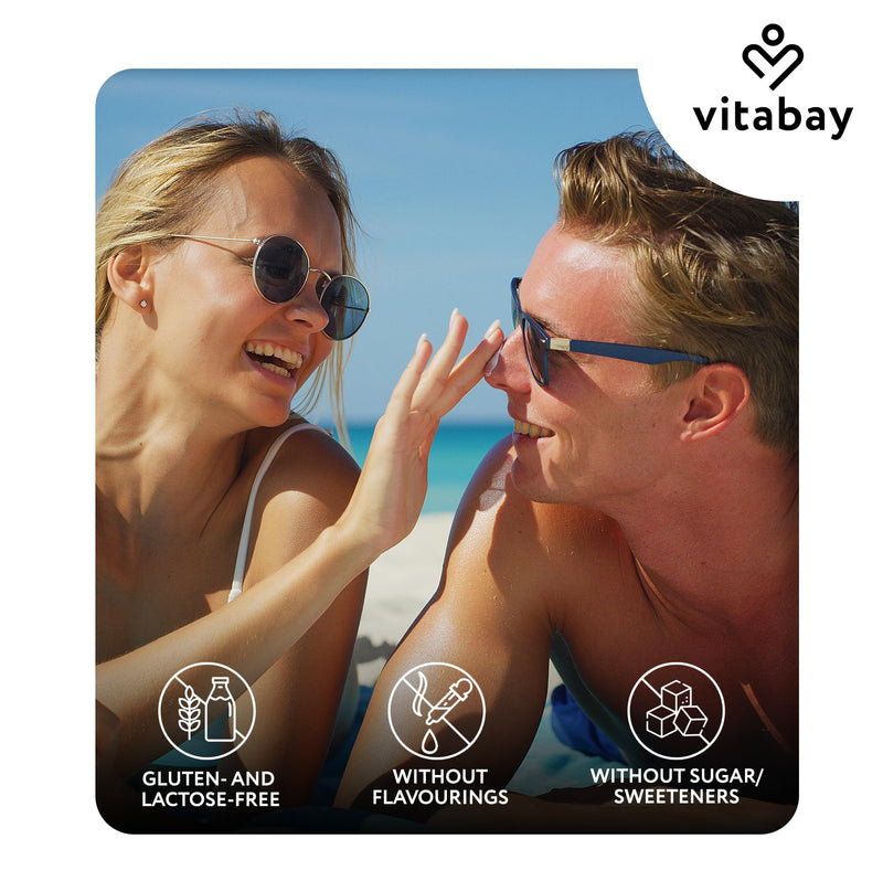 Vitabay Astaxanthin 12 mg High Strength – 90 Vegan Softgels – Laboratory Tested - No Additives – Premium Raw Material Naturally Derived from Haematococcus pluvialis Algae Extract – 6 Month Supply