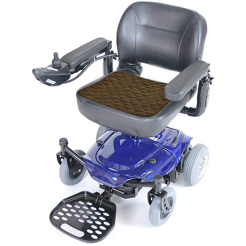[Australia] - RMS Washable & Reusable Incontinence Chair Pad, Seat Protector & Bed Pad (Brown) Brown 