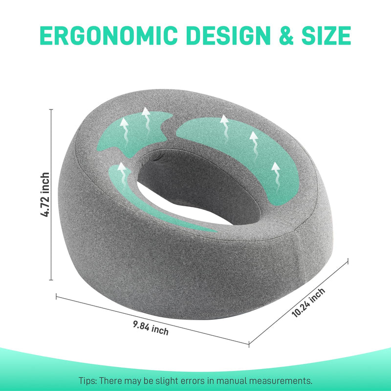 [Australia] - Face Down Pillow Massage Headrest for Bed, Face Pillow for Stomach Sleeping, Face Cradle, Massage/BBL Pillow After Surgery Post Eye Surgery Recovery 