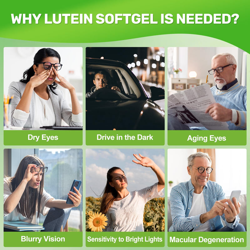 [Australia] - Lutein and Zeaxanthin Supplements, Eye Vitamin & Mineral Supplement, Multivitamin for Vision & Ocular Health with Omega-3, Protect and Enhance Your Eye Health Completely, 150 Softgels 150 Count (Pack of 1) 