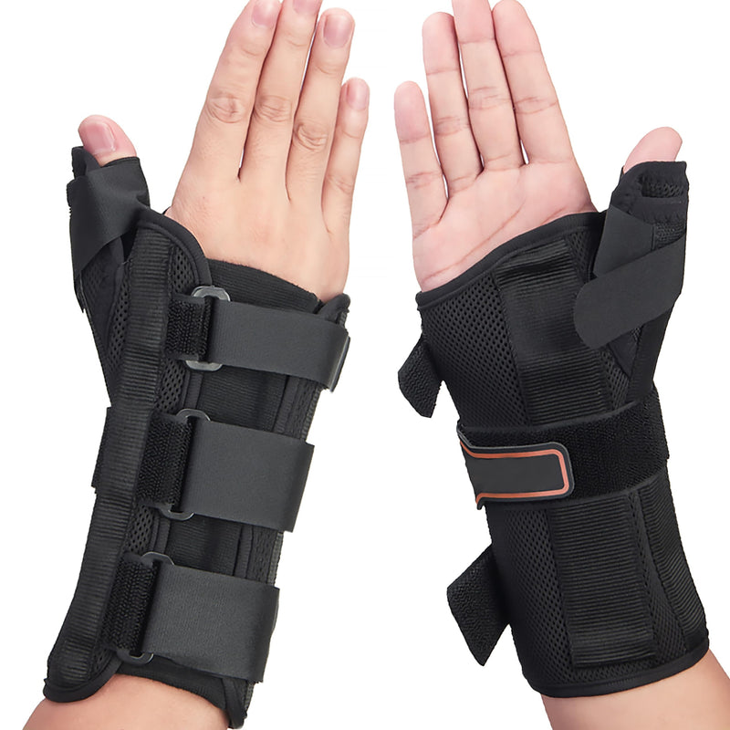 [Australia] - Medibot Wrist Brace & Thumb Spica Splint, for De Quervain's Tenosynovitis, Tendonitis, Carpal Tunnel & Arthritis Wrist Support Thumb Splint (Right Hand - Small) Right-S 