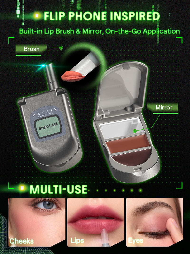 [Australia] - SHEGLAM The Matrix Collection Set All in One Makeup Kit Includes Eyeshadow PaletteLip Balm Highlighter Lip Gloss Blush Make Up Gift Set for Women 