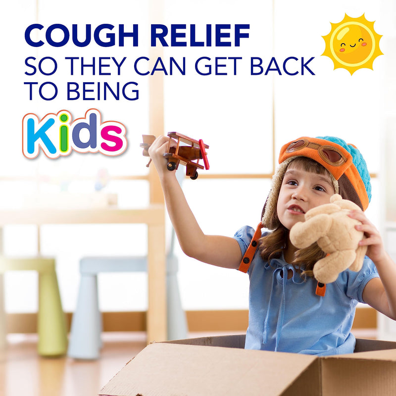 Vicks Kids DayQuil & NyQuil Berry Cold & Cough Medicine, for Children Ages 6+, 2-8 OZ Bottles