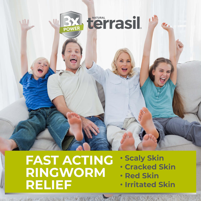 [Australia] - terrasil Ringworm Soap for Ringworm Symptoms - Soothing Care & Relief of Itchy, Sore Skin - Natural, Dermatologist Tested & Hypoallergenic Approved, Antifungal Cleansing Soap for Adults & Kids (75g) 
