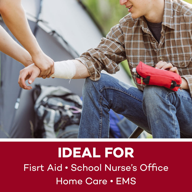 Dealmed Padded Orange Rolled Aluminum Splint - Flexible, Reusable, Waterproof, Lightweight - 2 Count