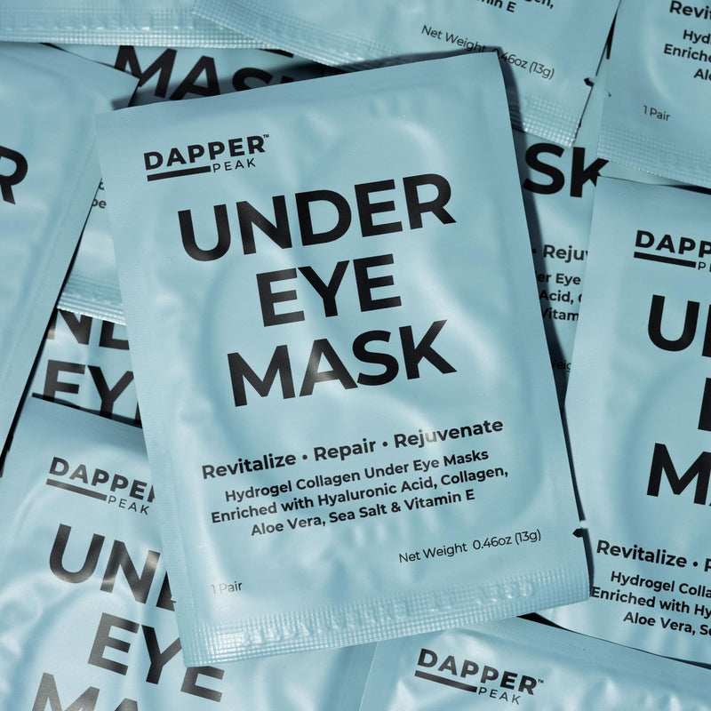 Under Eye Patches - 6 pairs| Hydrating Hydrogel Under Eye Mask/ Collagen Eye Patches, Hydrolyzed Marine Collagen, Vitamin E, Hyaluronic Acid, Remove Bags, Aloe, Skin Firming, Fragrance Free, 6 Pack