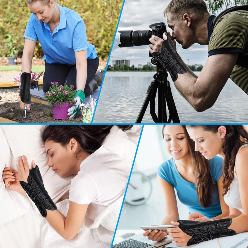 Wrist Brace with Thumb Spica Splint Support for De Quervain's Tenosynovitis,Carpal Tunnel Syndrome,Arthritis,Wrist ganglion cyst,Sprains&Forearm Support Cast(Left Hand,Small) Small Left Hand