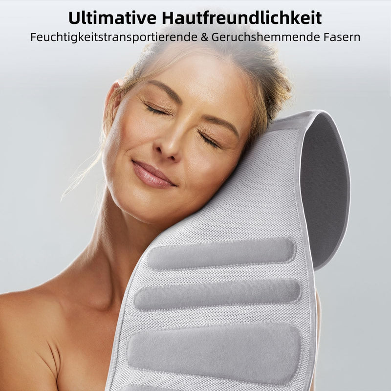 [Australia] - FREETOO Back Support Belt 3D Knitted Ultra Breathable Back Brace for Men and Women 5 Support Modules to Relieve Back Pain Purple Stylish Posture Corrector for Urban Beauties XL 3D Knitting 